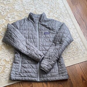 Patagonia Gray Quilted Jacket nano puff